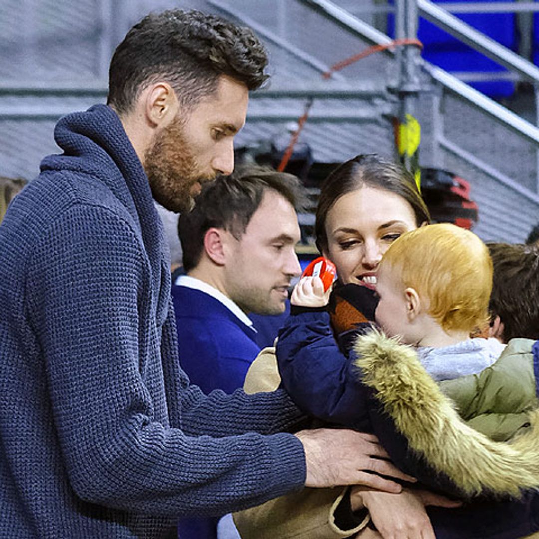 Alan, hijo de Helen Lindes, un simpático 'terremoto' en la cancha de baloncesto