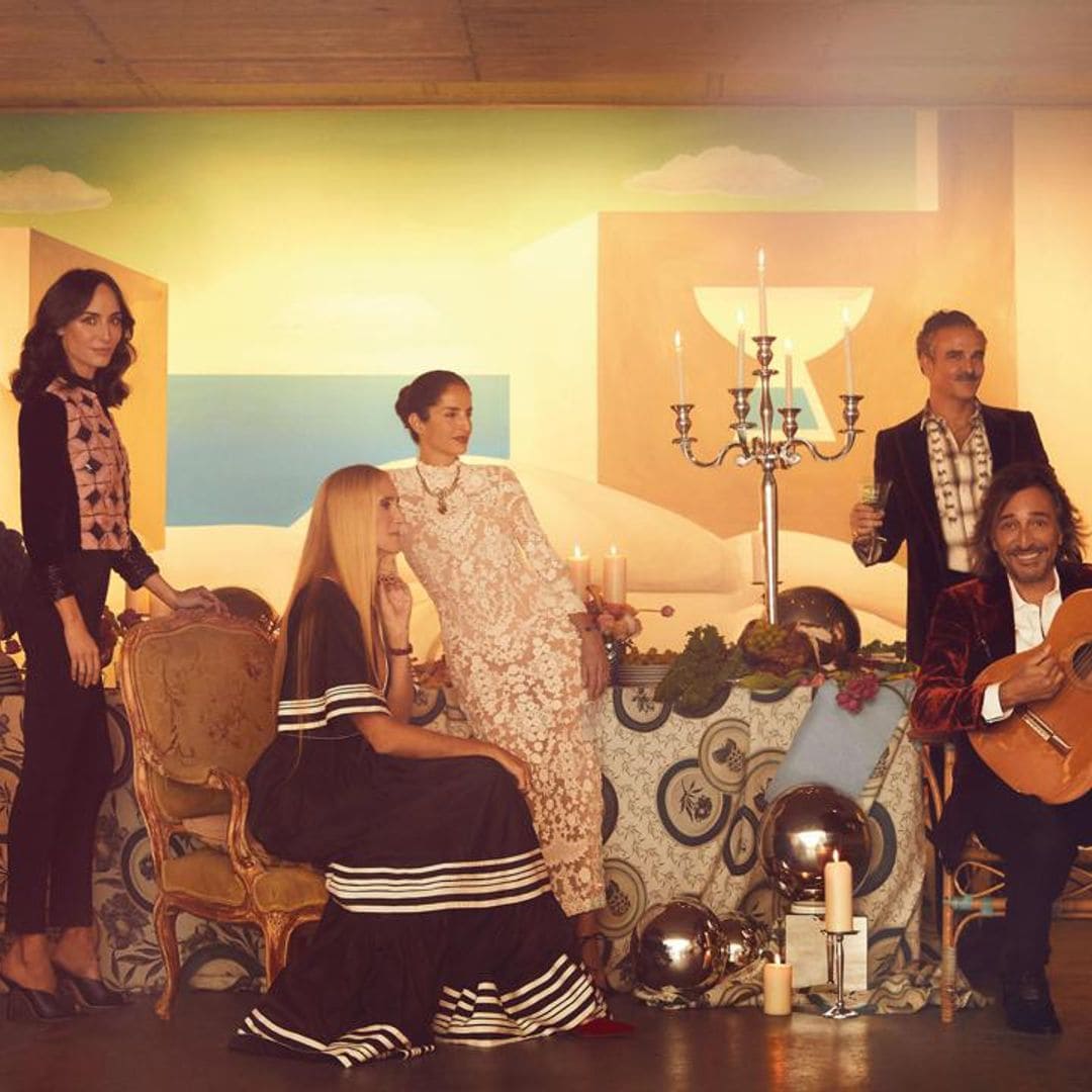 De Amparo Corsini a Carolina Herrera y Bárbara Pan, aristócratas y artistas, en la fiesta de Navidad con más arte