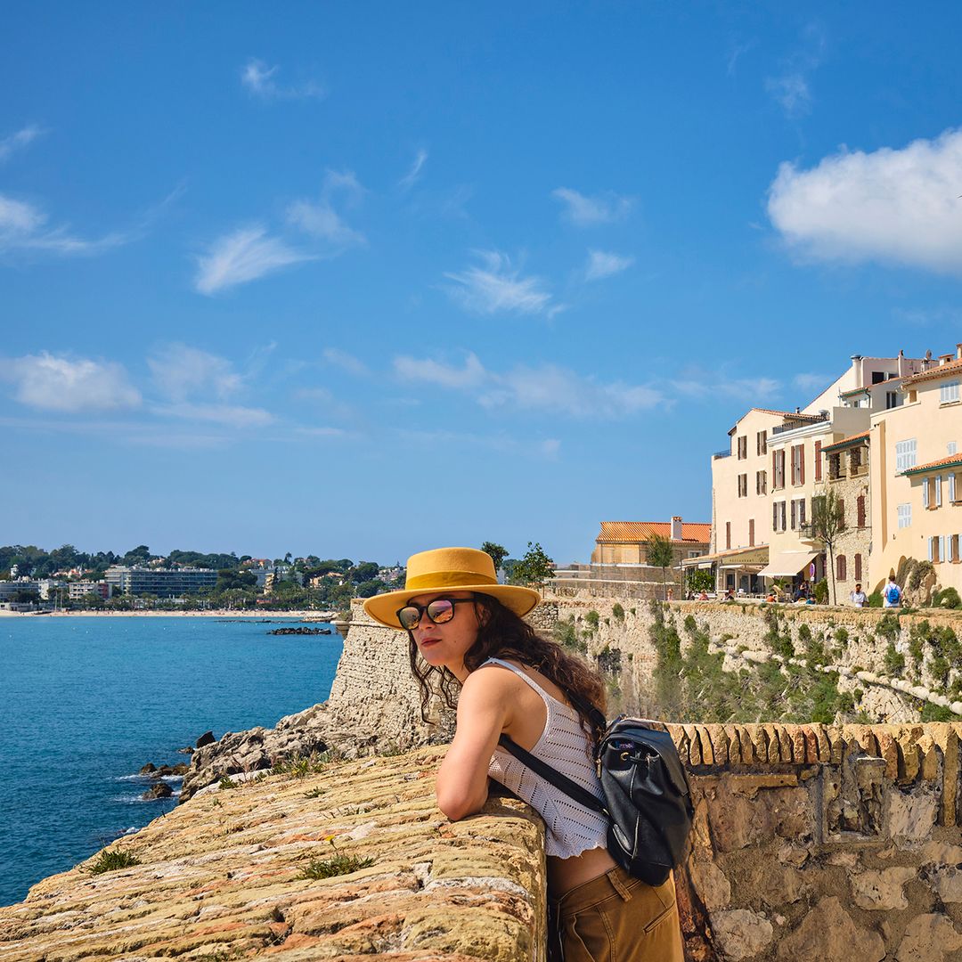 Ciudad francesa de Antibes, en el sur de Francia