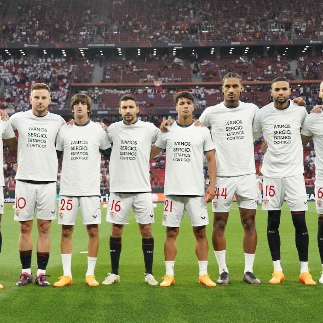 El emocionante mensaje de los jugadores del Sevilla a Sergio Rico durante la final de la Europa League