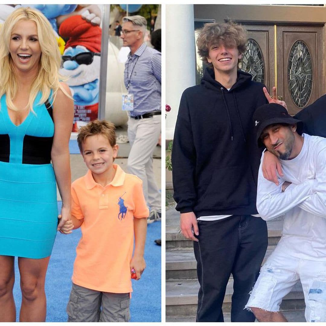 De tiernos niños a guapos adolescentes: así lucen los hijos de Britney Spears