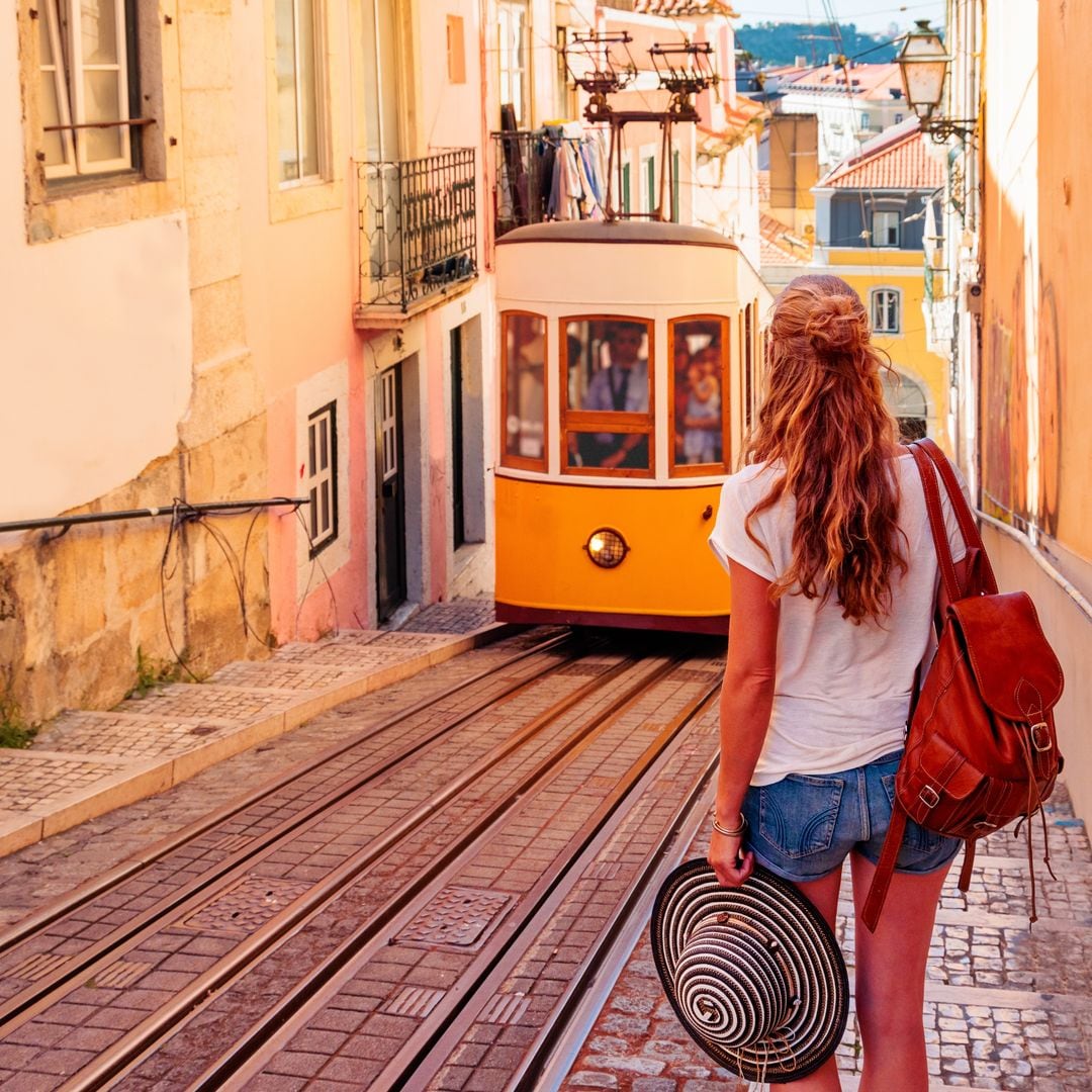 Funicular en Lisboa, Portugal