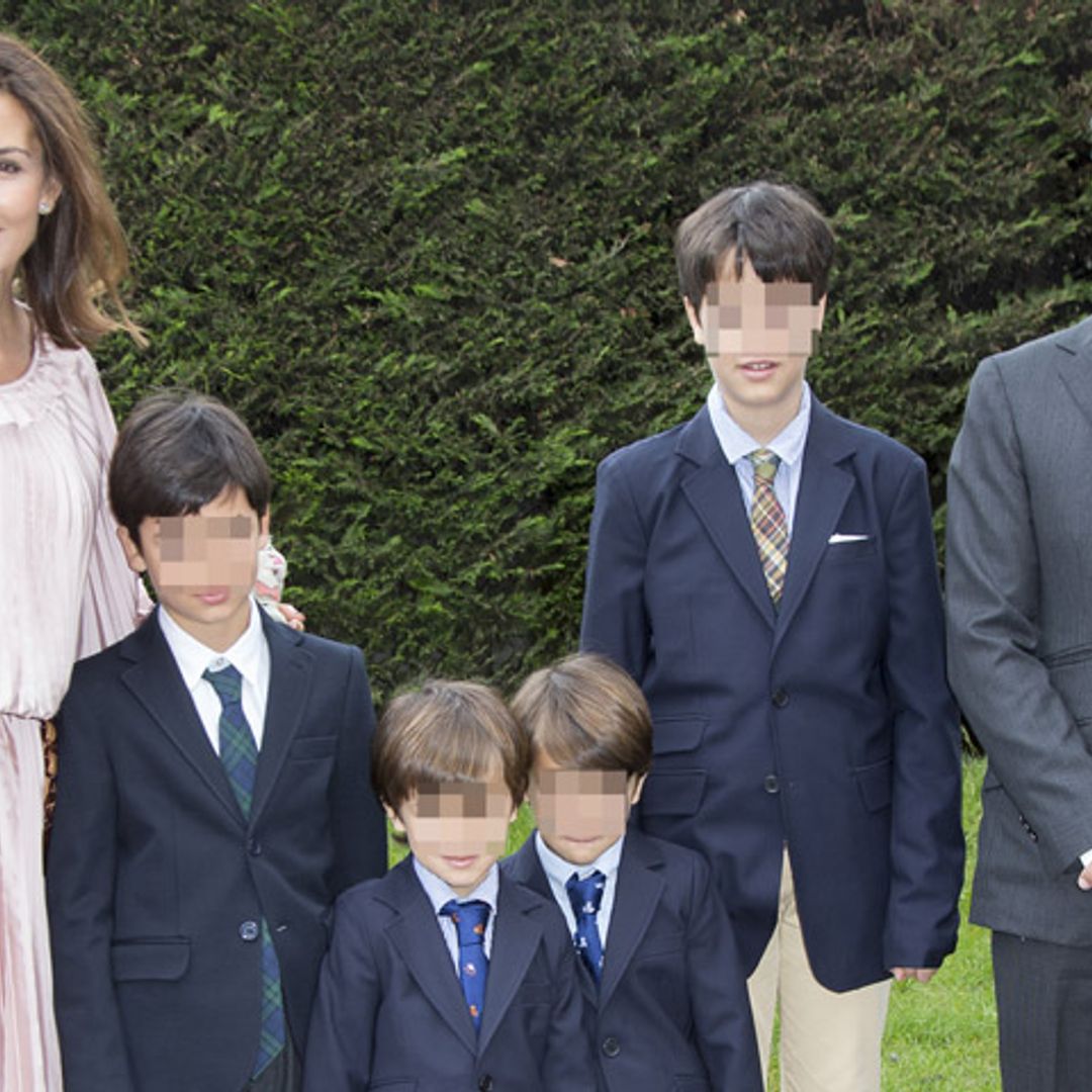 Primicia: las primeras imágenes de Mar Flores y Javier Merino juntos tras su separación en la comunión de su hijo Beltrán