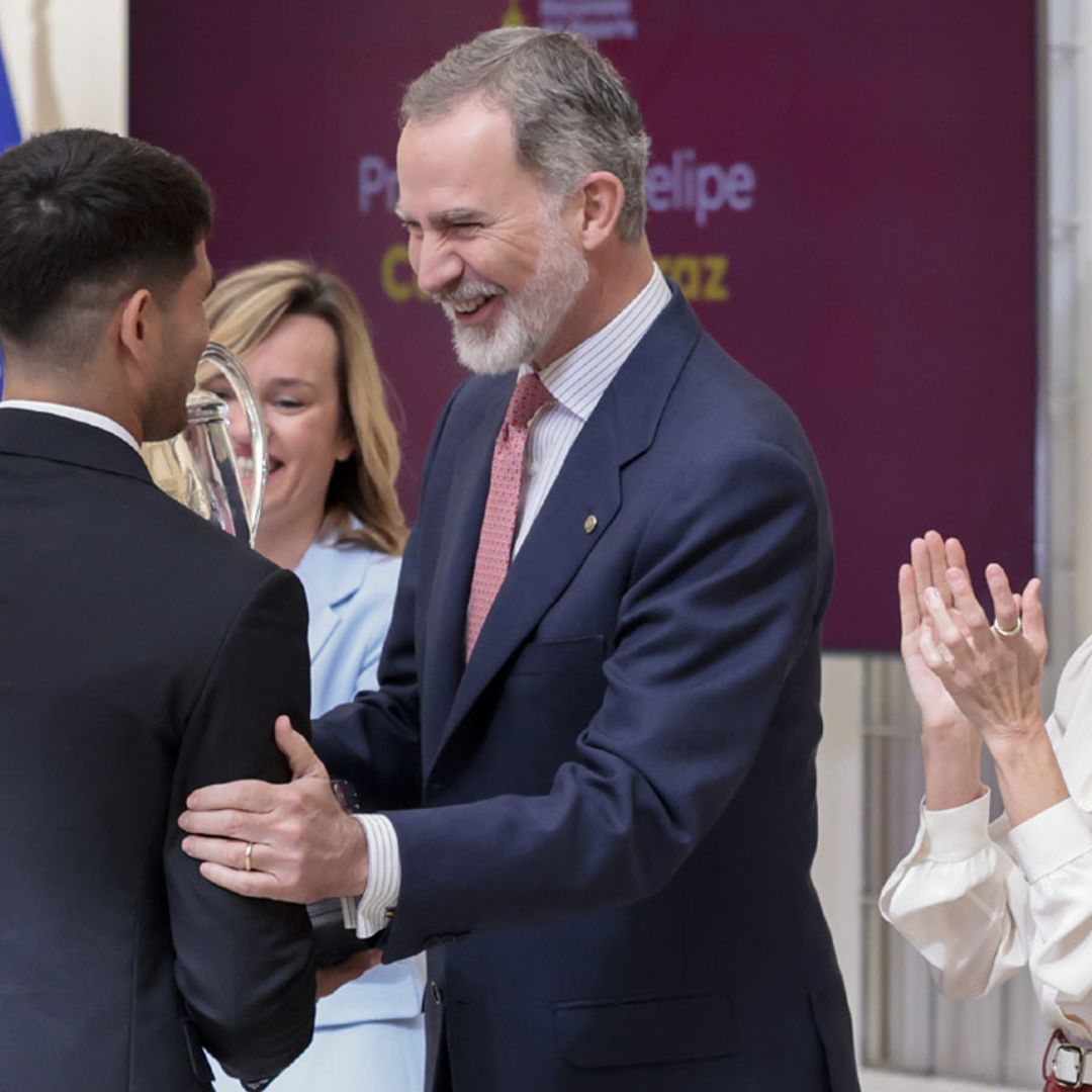 Los reyes Felipe y Letizia premian a Carlos Alcaraz y Susana Rodríguez por ser los deportistas más destacados