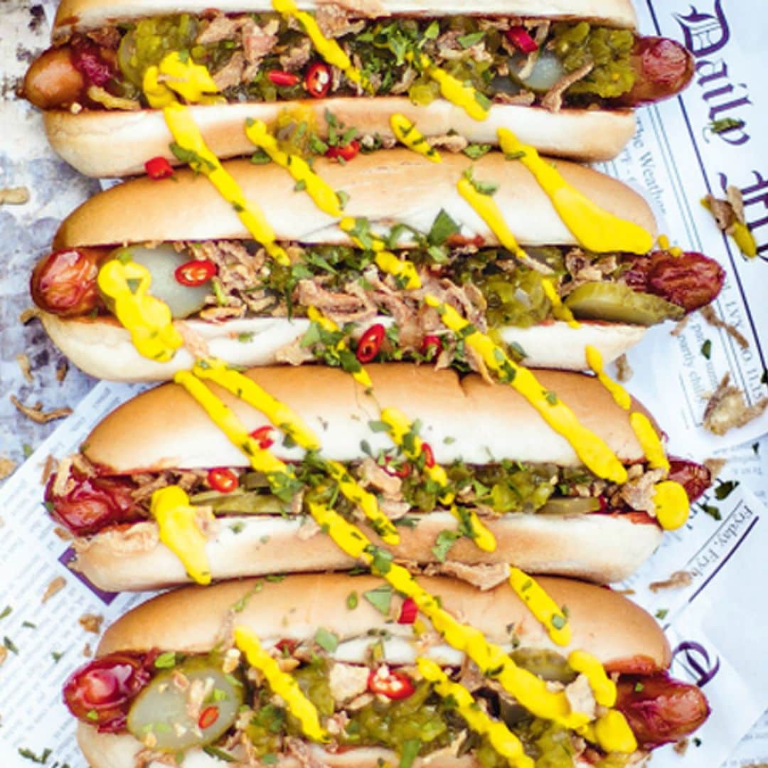 Perritos calientes al estilo Frankfurt