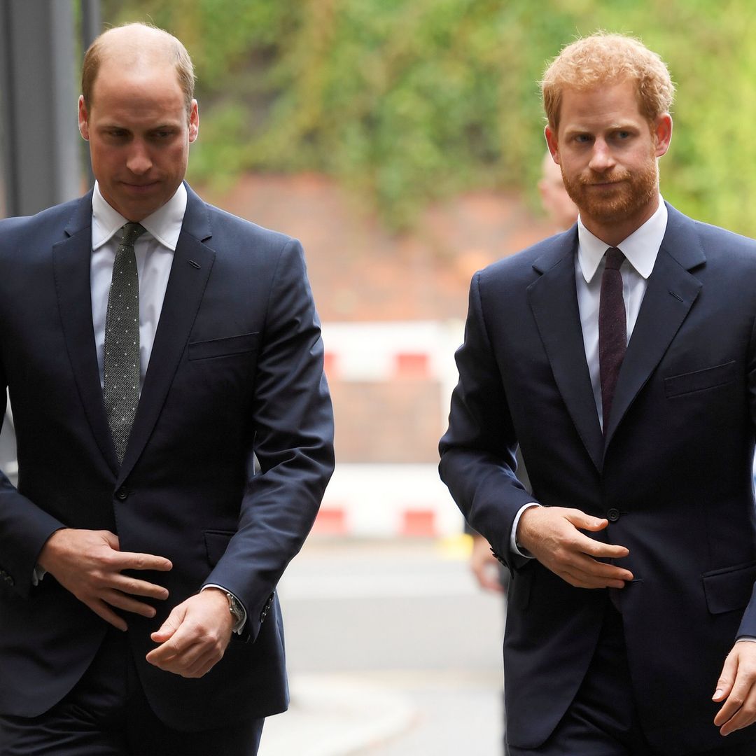 El príncipe William y el príncipe Harry en Londres