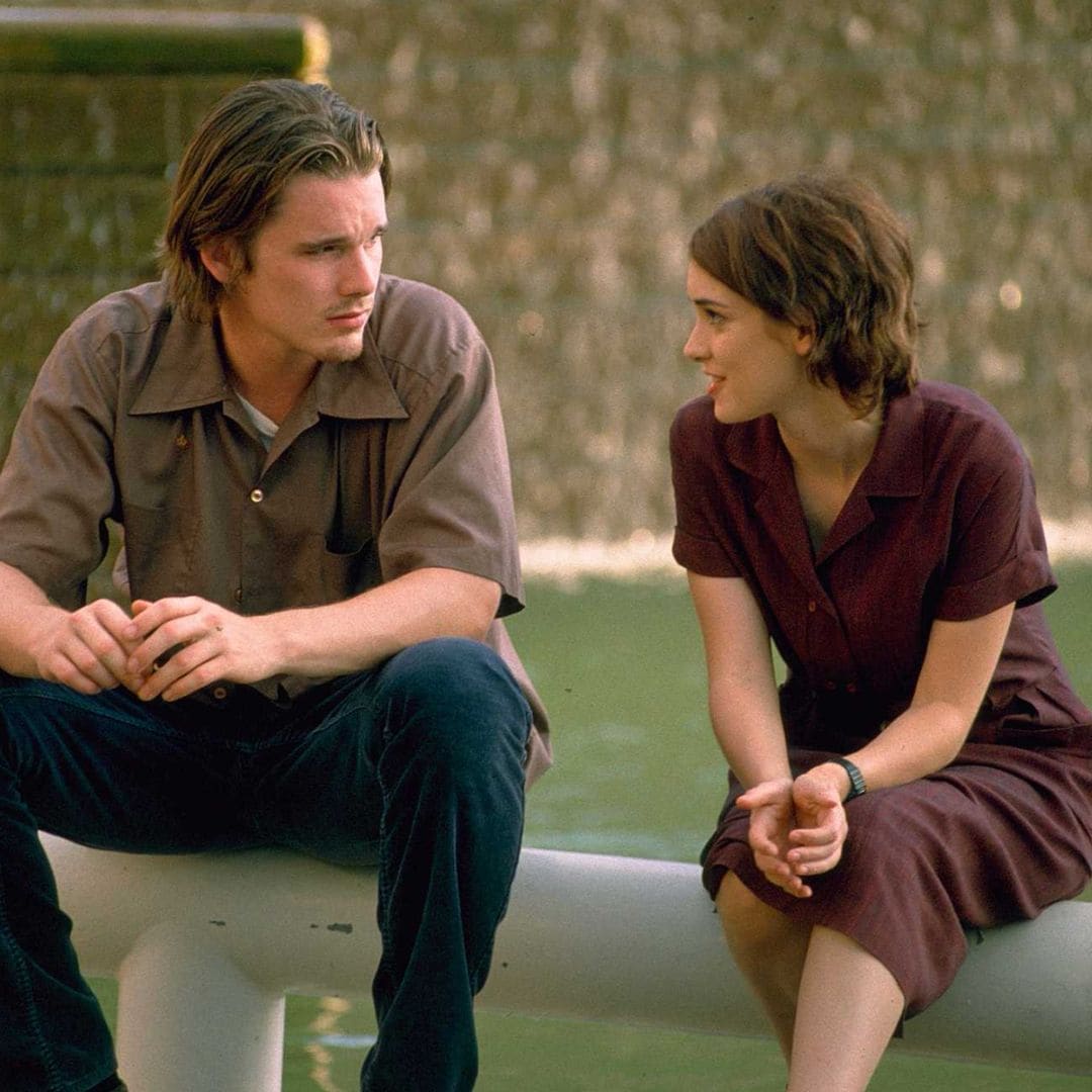 Ethan Hawkes, papá de Maya con Winona en 1994.