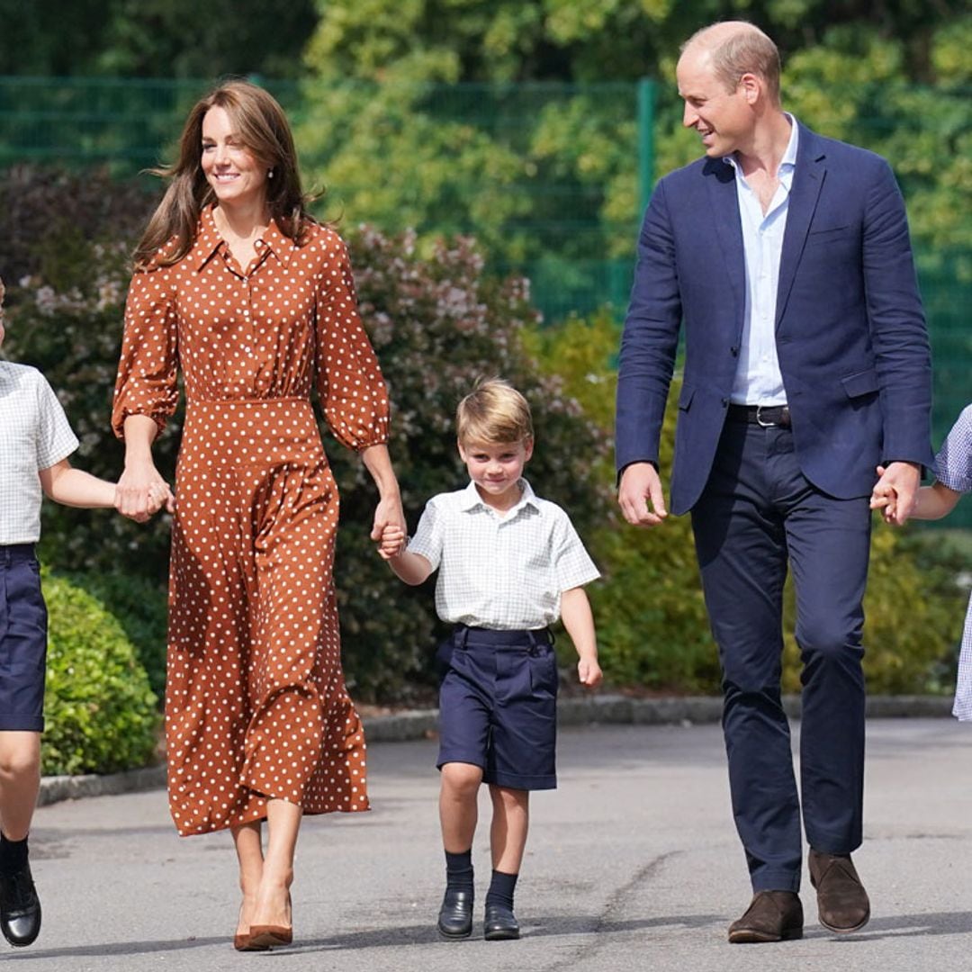 El gesto de Louis de Cambridge con el que demuestra que ya es todo un 'hombrecito'