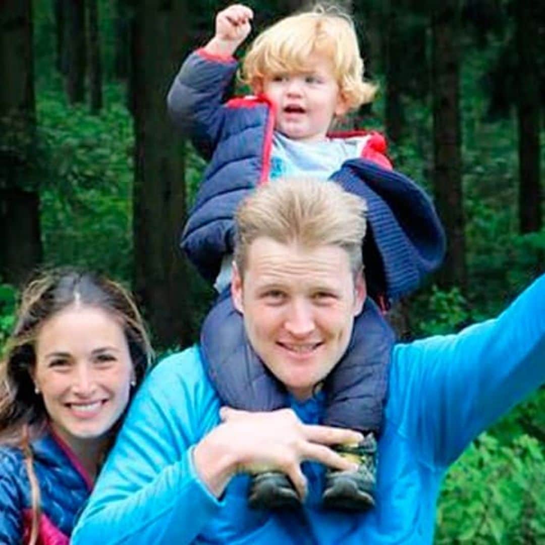 Qué grande está Mikel, el hijo de un año de Alexander Acha