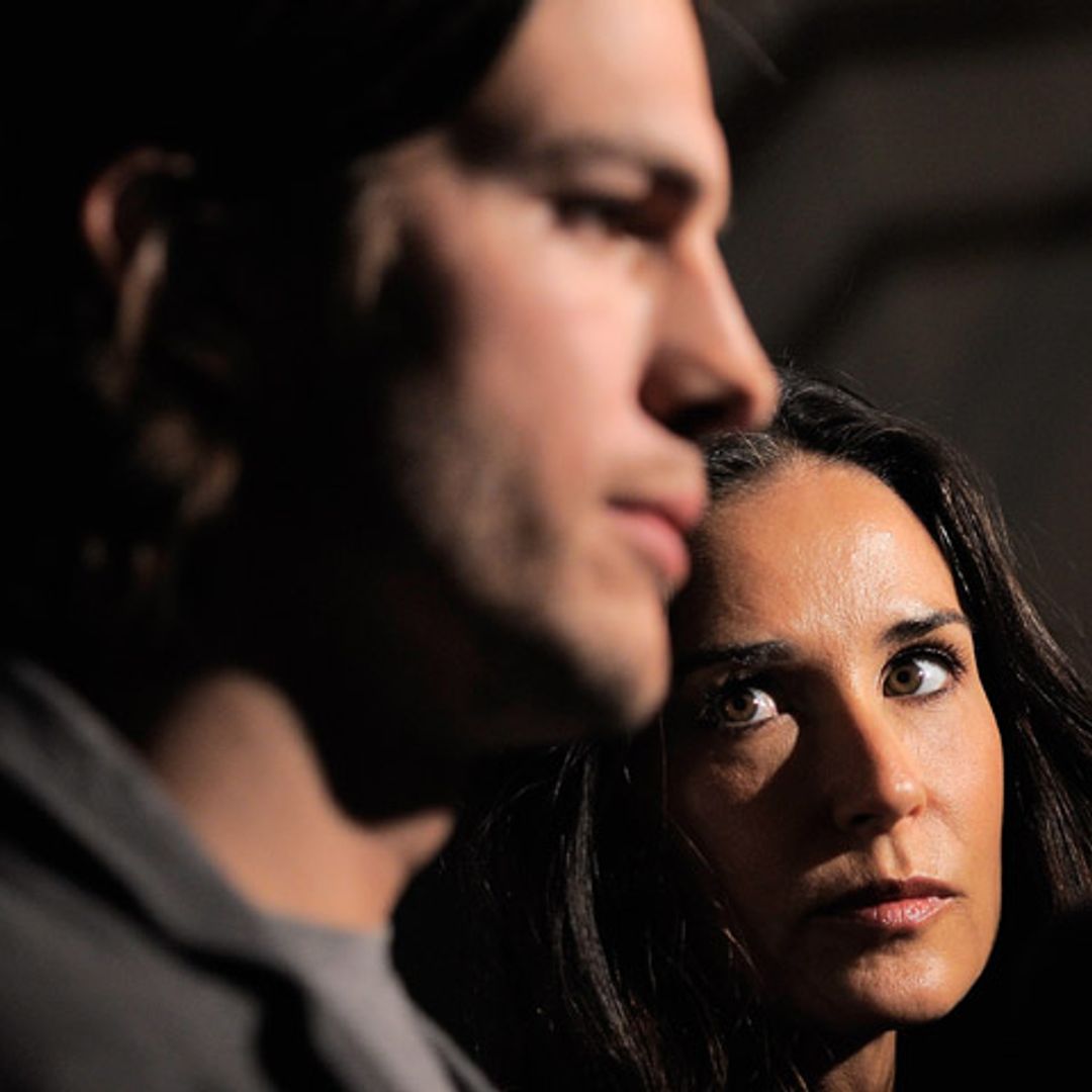 Así reaccionaron  Demi Moore y Ashton Kutcher al coincidir en una boda