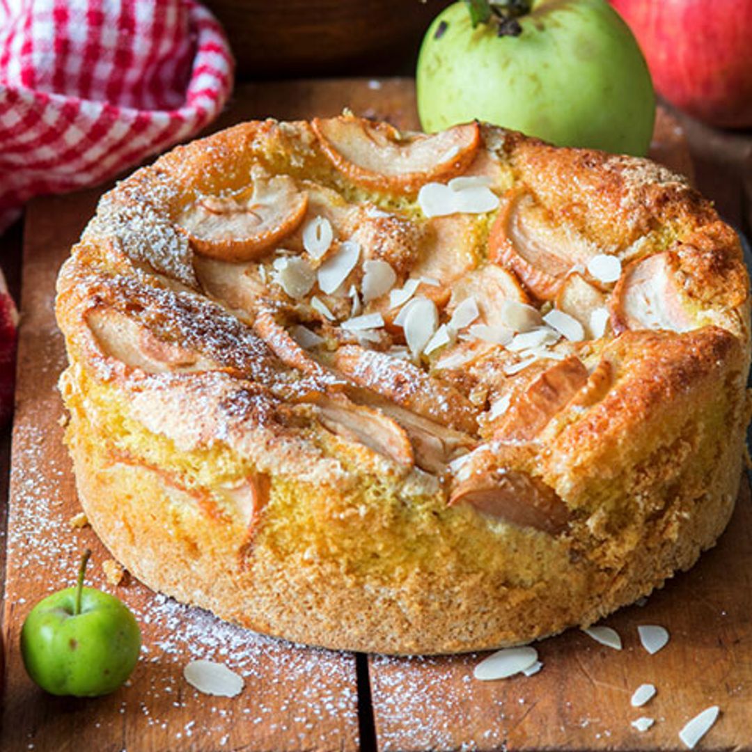 Bizcocho de manzana y almendra