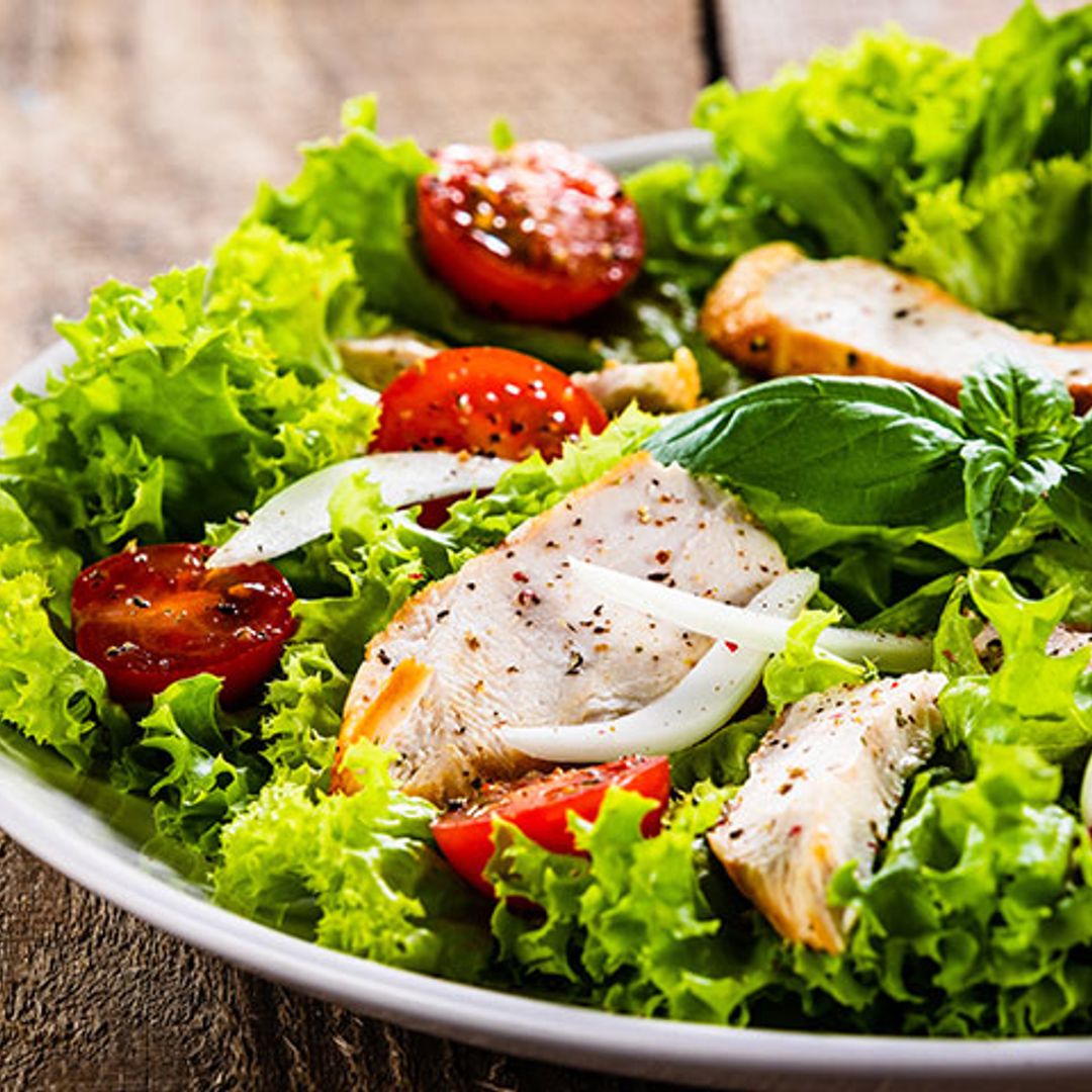 Ensalada templada con pavo