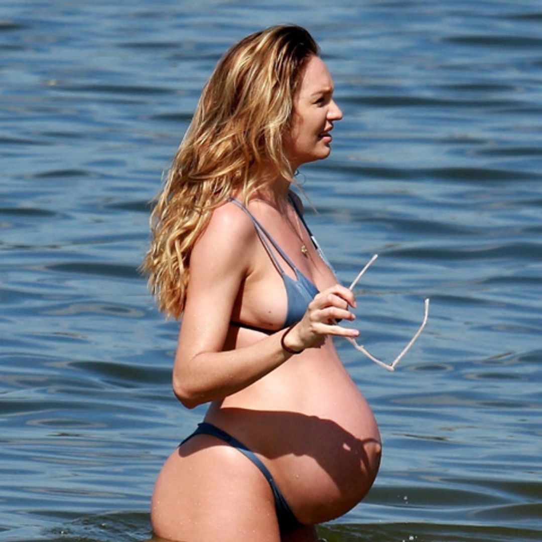 EXCLUSIVA: Candice Swanepoel, una top a punto de dar a luz en las playas brasileñas