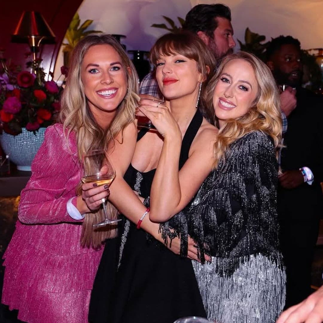 Lindsay Bell, Taylor Swift y Brittany Lyne en el cumpleaños de la cantante de Pensilvania