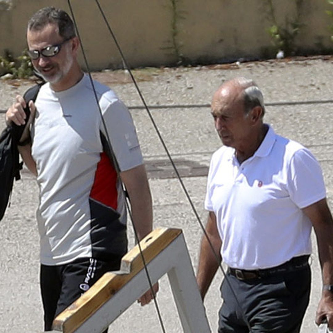 Primera imagen del rey Felipe en Palma de Mallorca