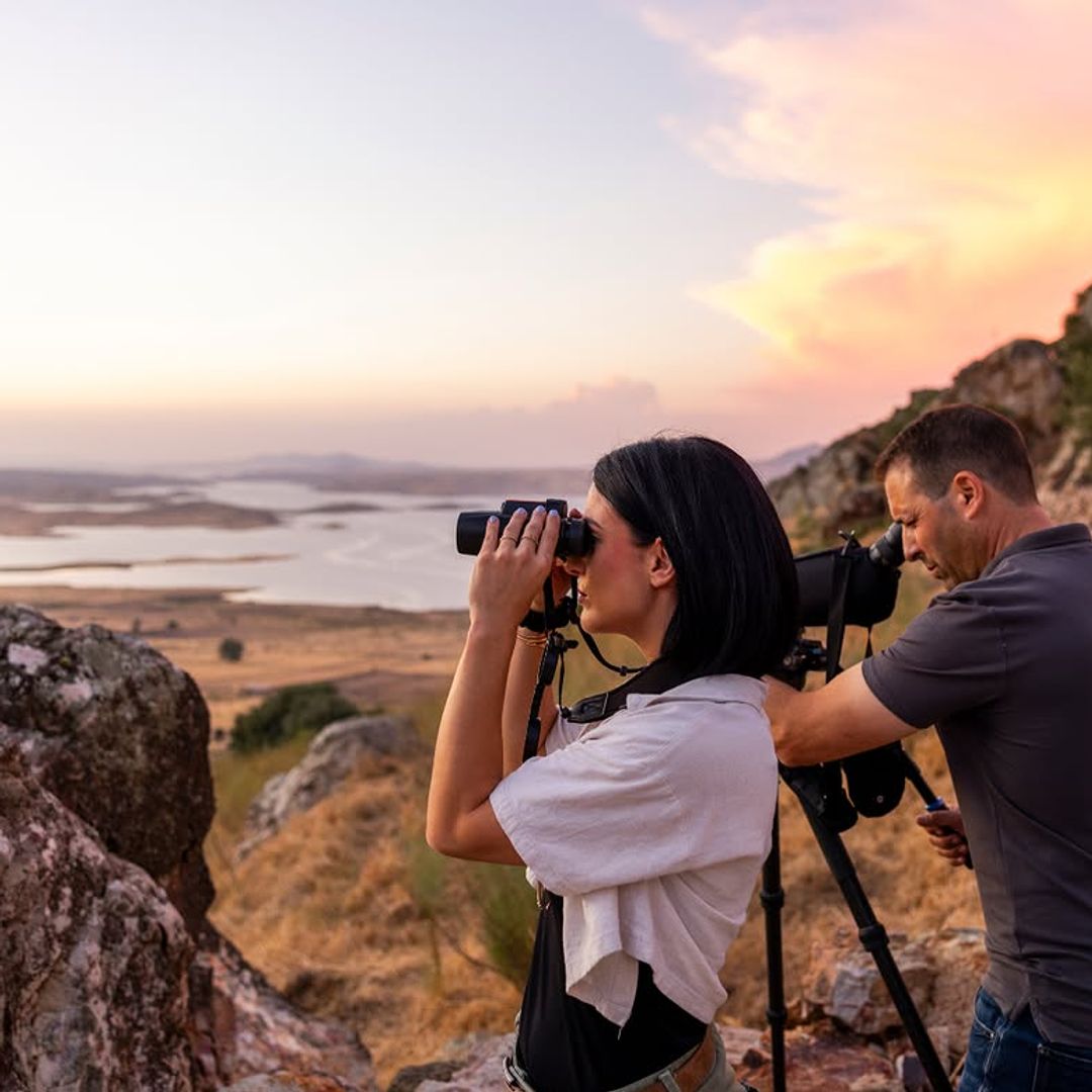 Observando el paisaje de La Serena, Badajoz