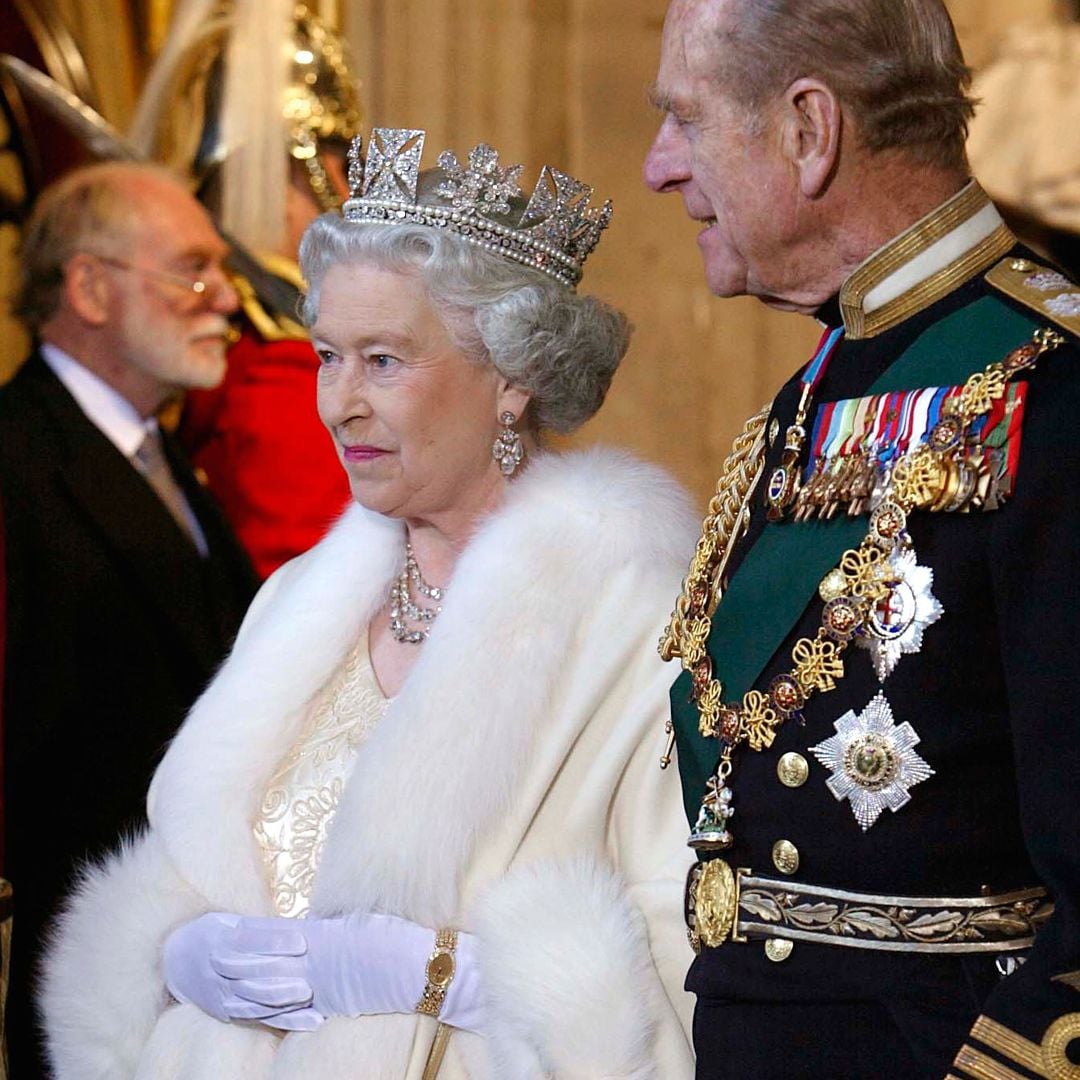 Isabel II en la ceremonia de Apertura del Parlamento (2002)