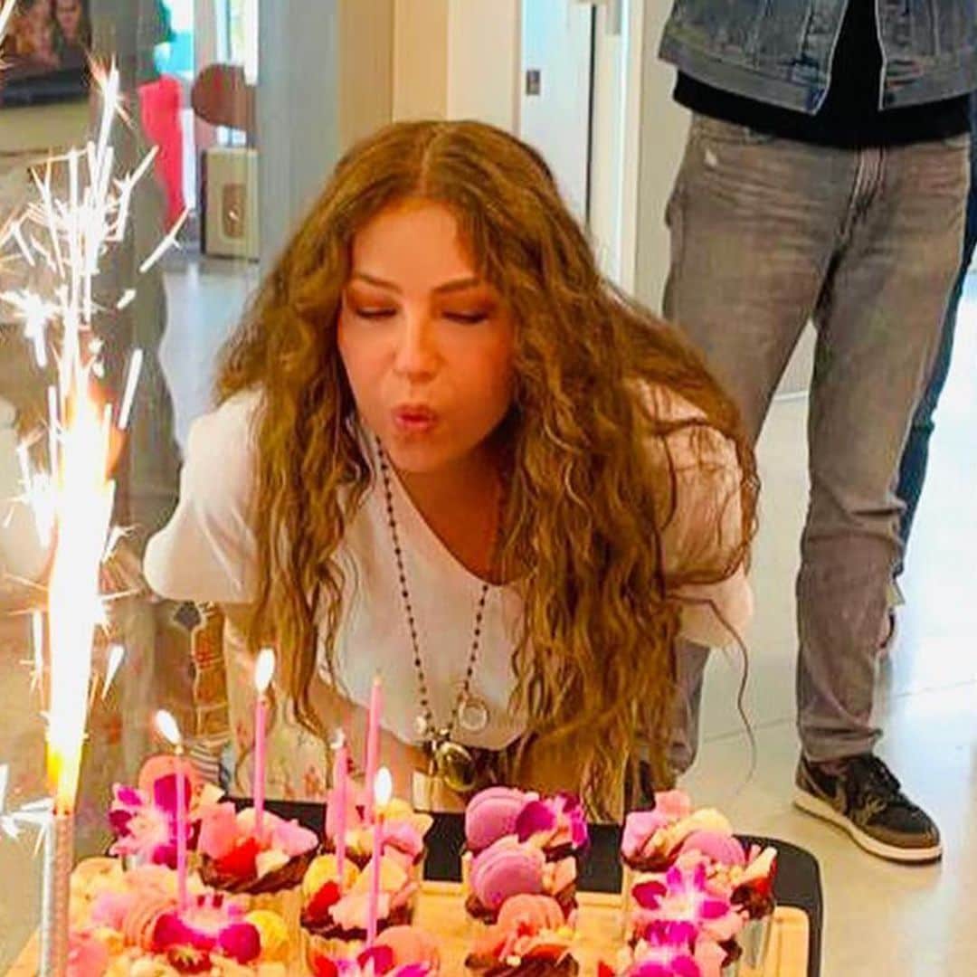 Thalía adelanta las celebraciones de su cumpleaños 51