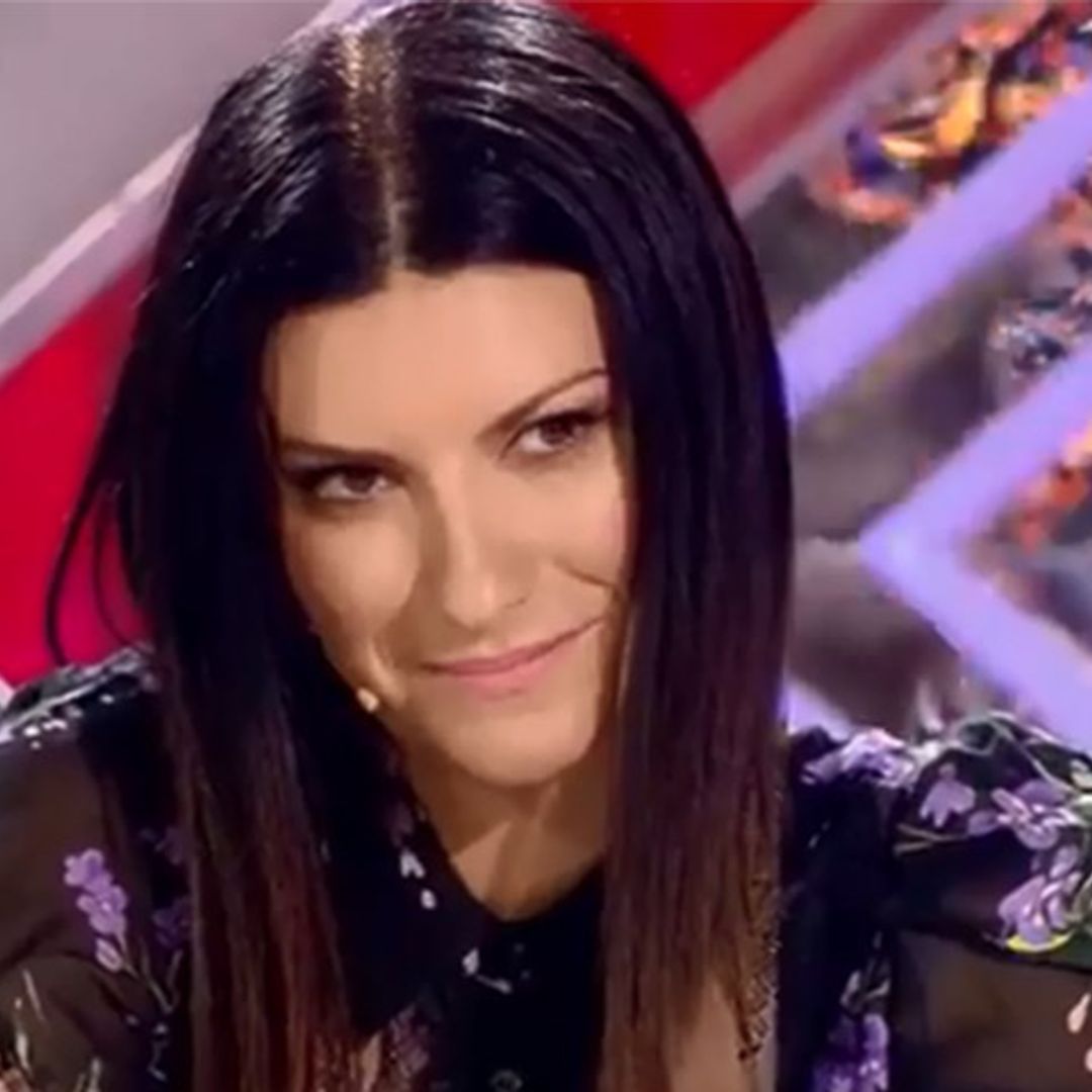 La sobrina del actor Roberto Álamo hace llorar a Laura Pausini