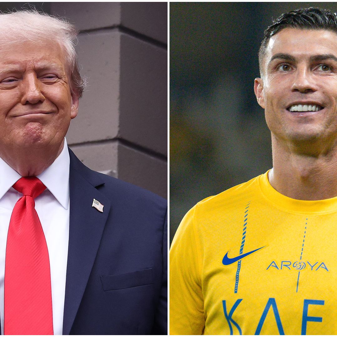 Donald Trump revela a Cristiano Ronaldo que su hijo Barron es su fan y el efecto que tuvo presentarlos