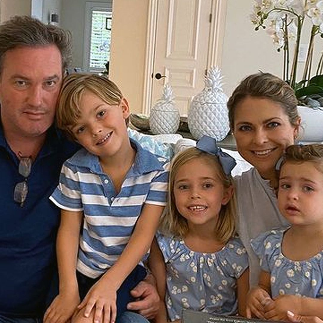 Magdalena de Suecia inaugura la Navidad con un entrañable posado de sus hijos