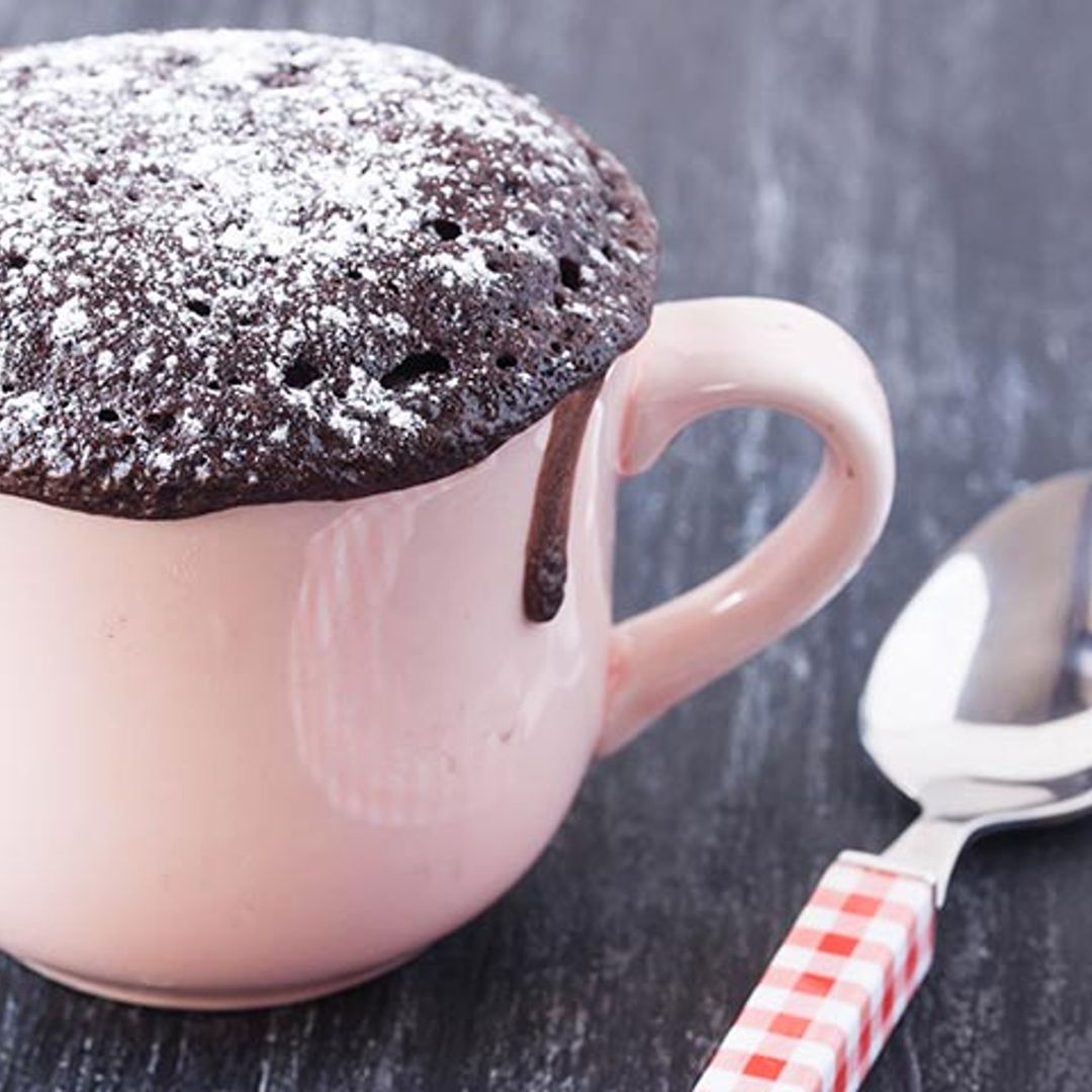 Mug cake de chocolate