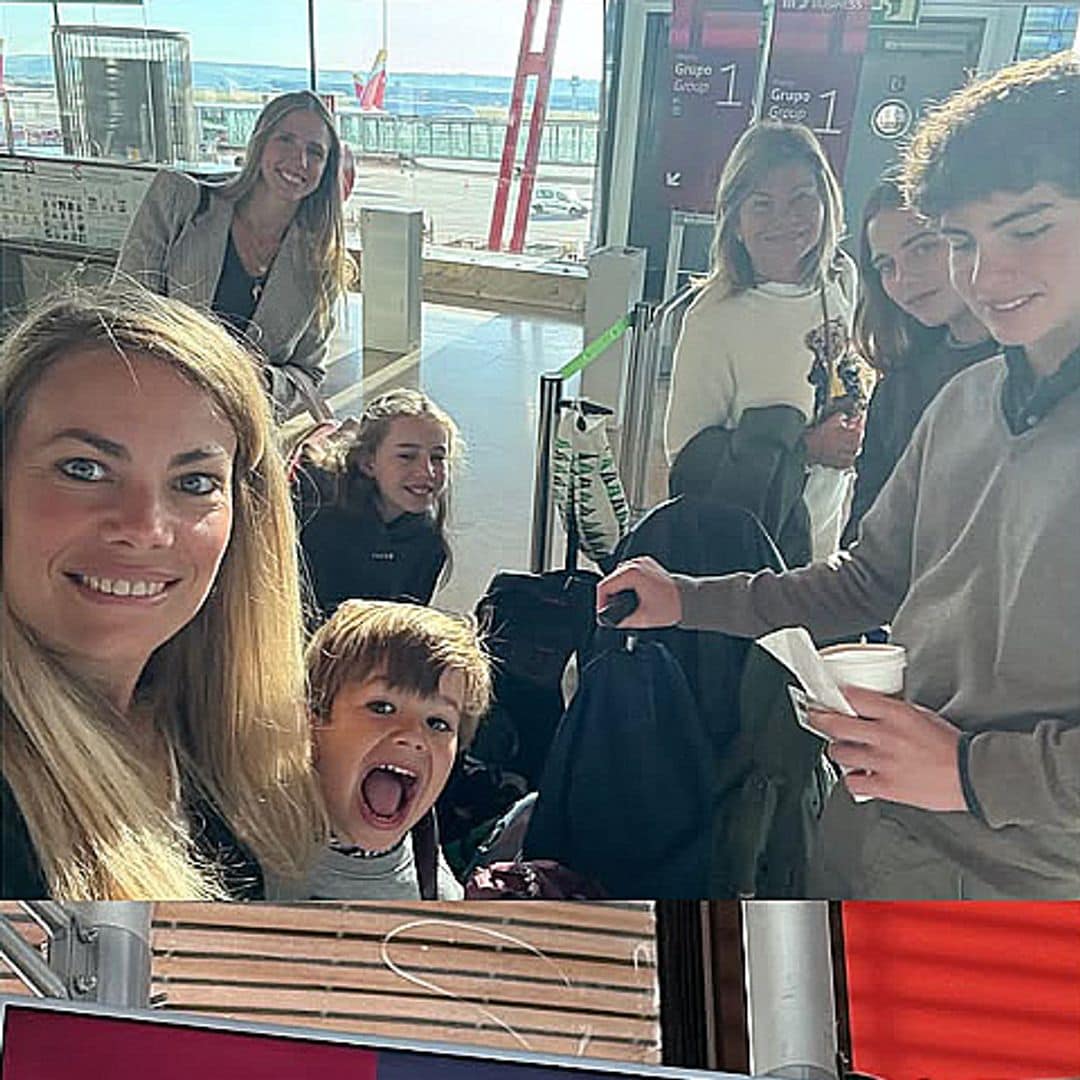 El emocionante viaje de Cari Lapique con su hija y sus nietos: 'Plan en familia'