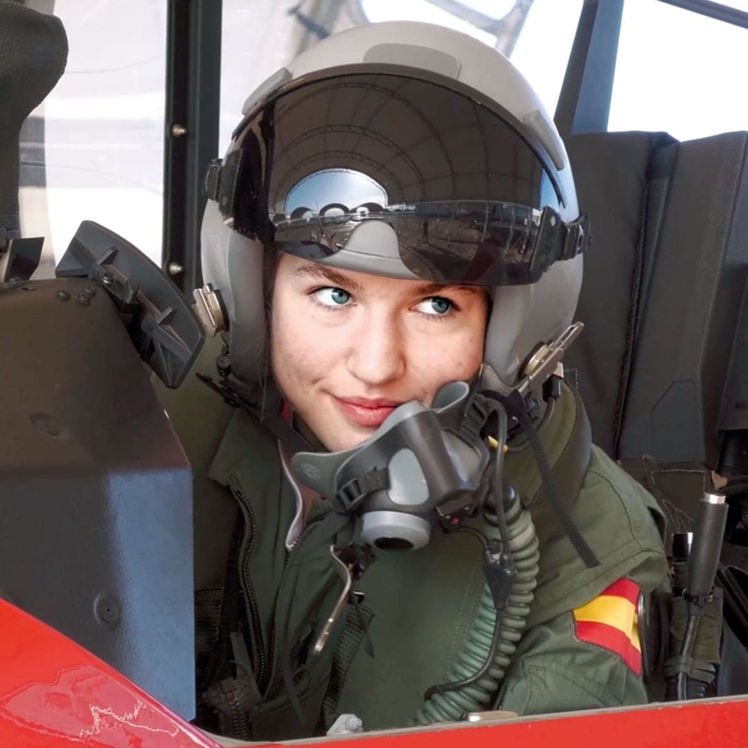 La imagen no vista de la princesa Leonor en un nuevo hito durante su paso por el Ejército del Aire