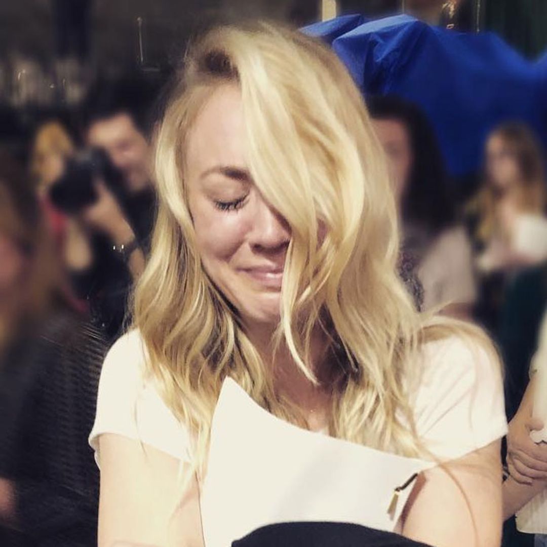 Kaley Cuoco no puede evitar las lágrimas al leer el final de 'The Big Bang Theory'