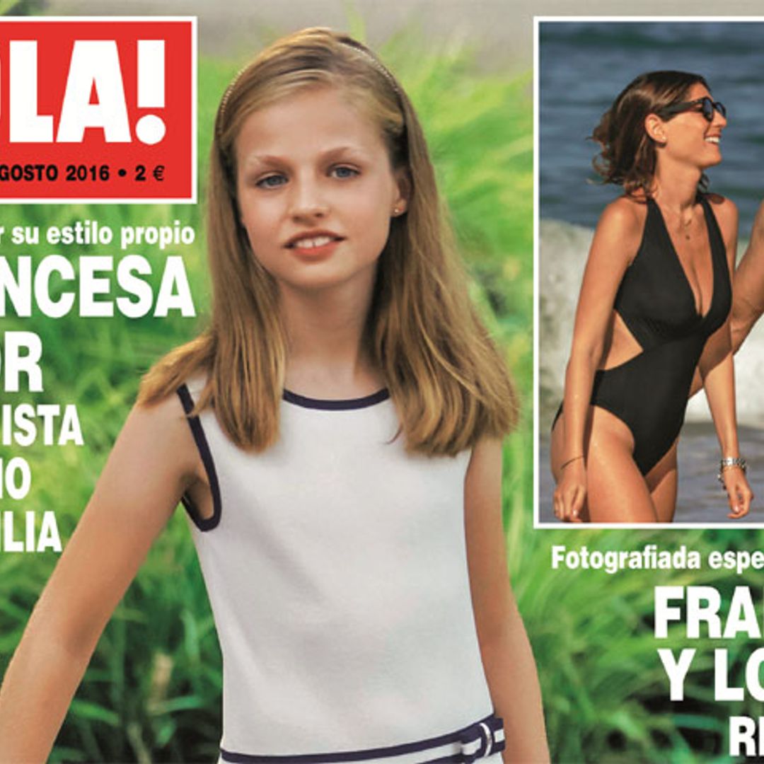 En ¡HOLA!: La princesa Leonor comienza a tener su propio estilo