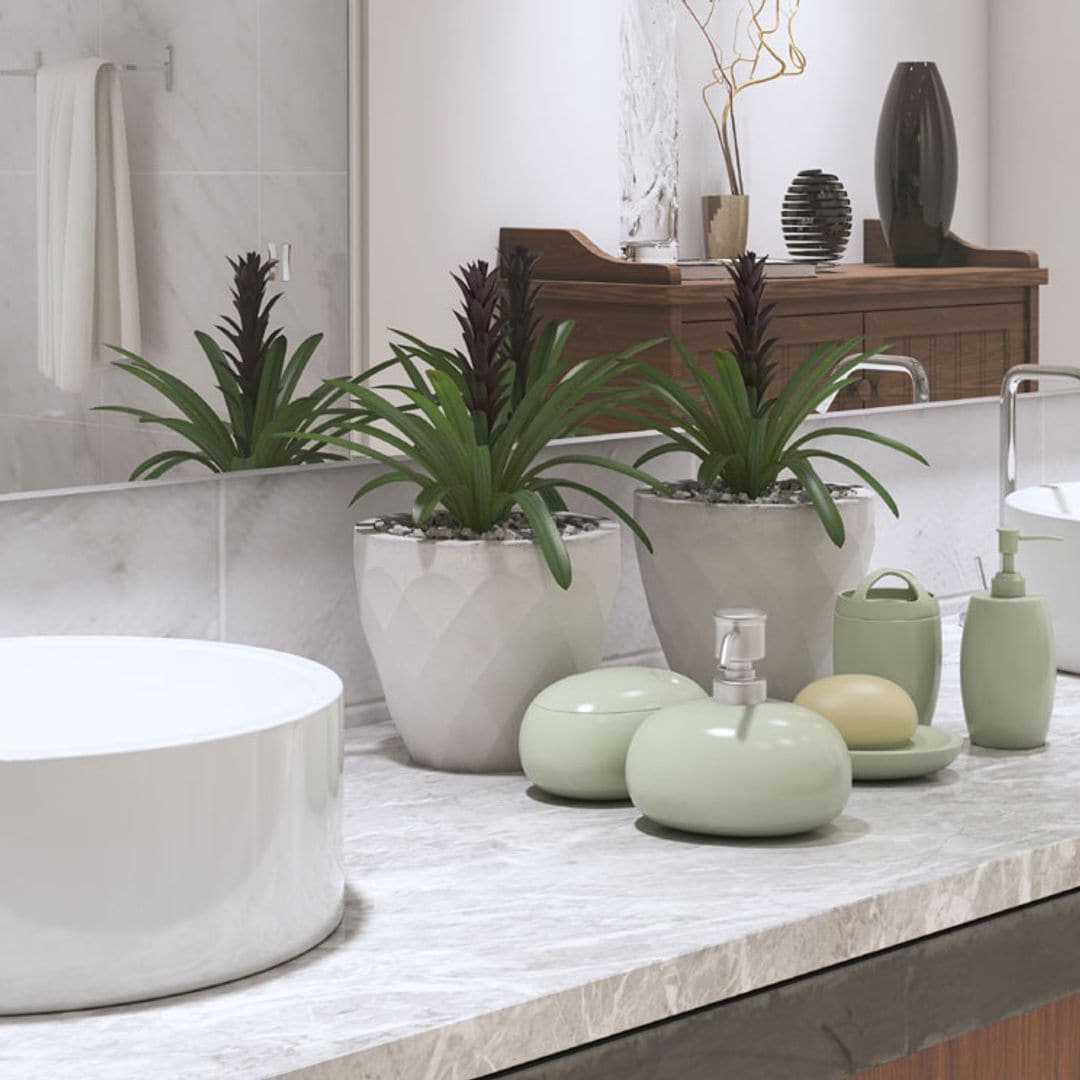 Ideas para decorar la encimera del mueble del lavabo