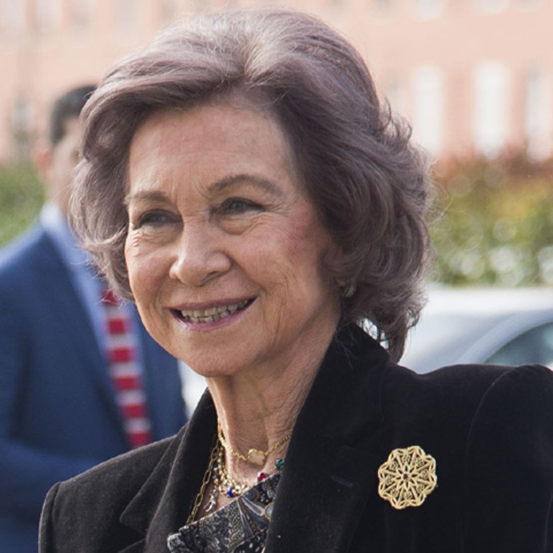 Doña Sofía cumple con su agenda a la espera de conocer el futuro de su hija y su yerno