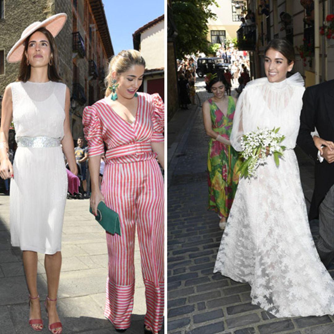 Sofía Palazuelo, entre las elegantes invitadas a la boda de Valentina Suárez de Zuloaga