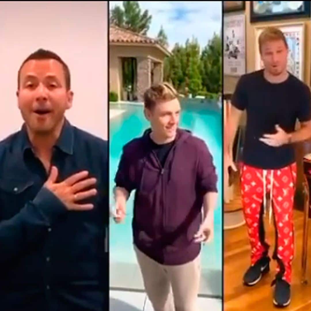 Los Backstreet Boys arrasan con su actuación desde casa