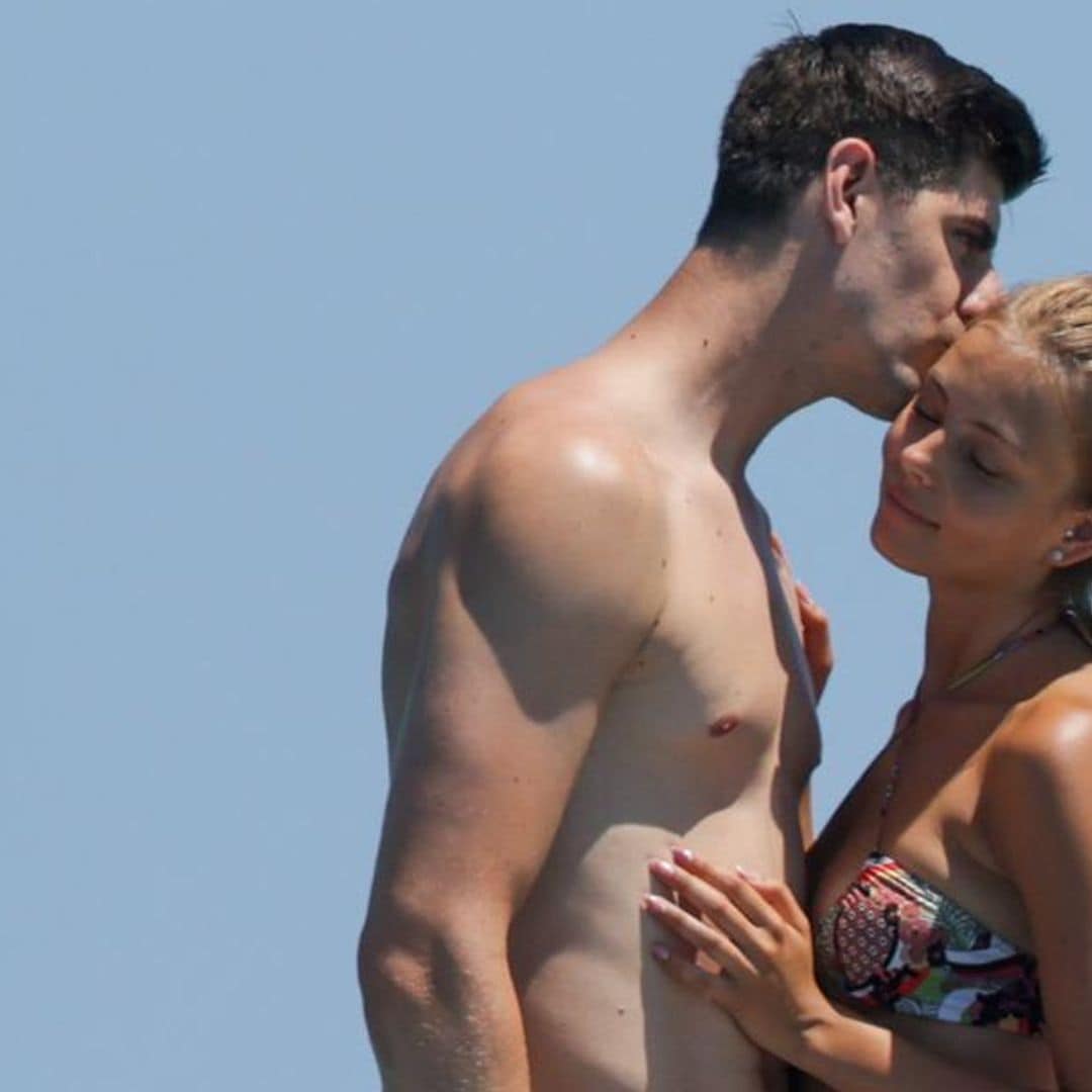 Thibaut Courtois y Mishel Gerzig: luna de miel en Ibiza, tras su boda de cuento en la Costa Azul
