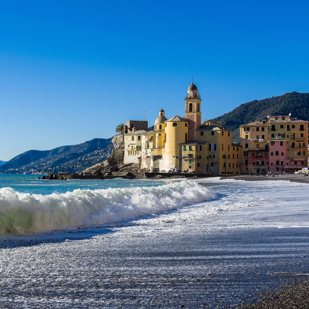 Camogli, una de las villas más bellas de Liguria, Italia