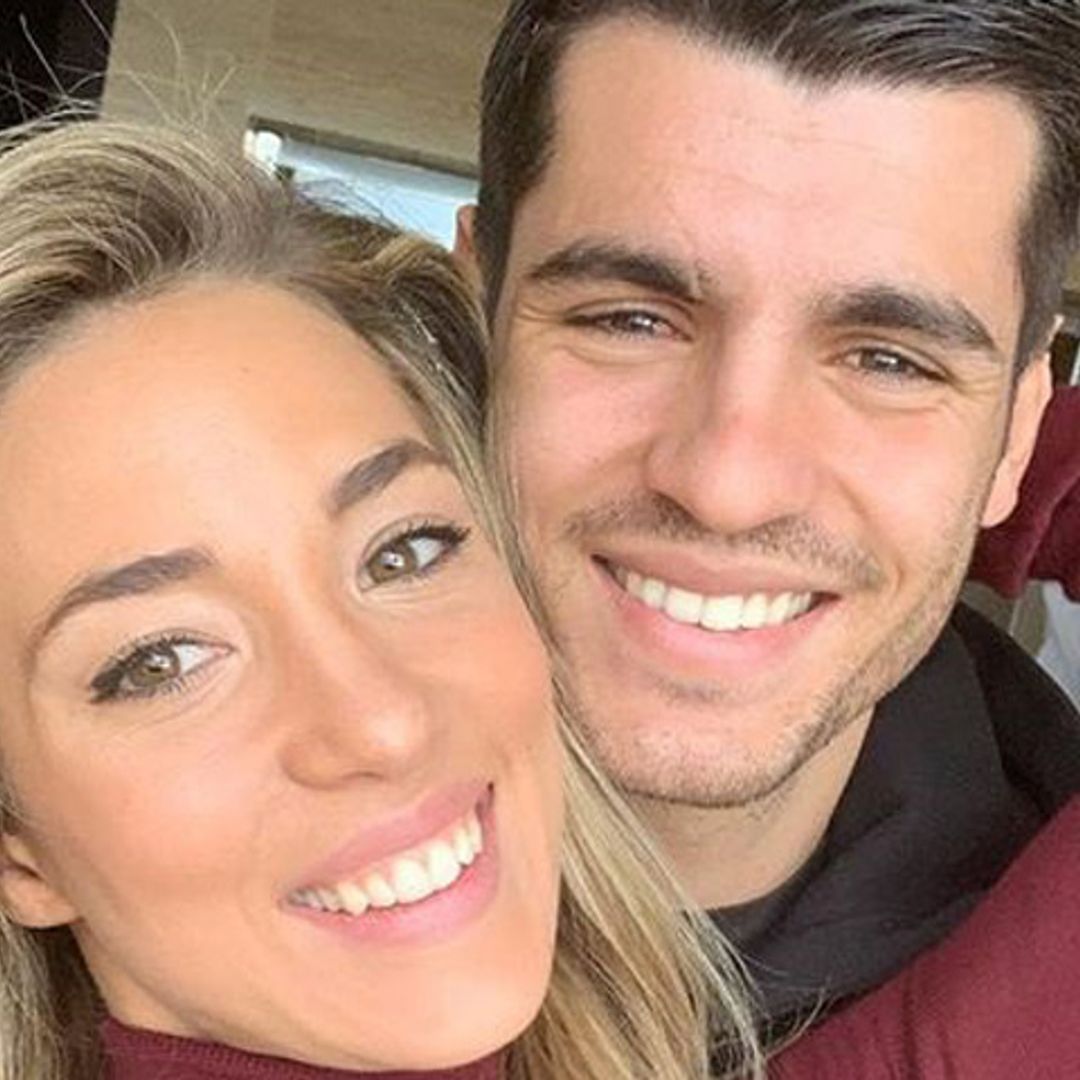 Risas juegos... Alice Campello y Álvaro Morata se divierten ¡como auténticos niños!
