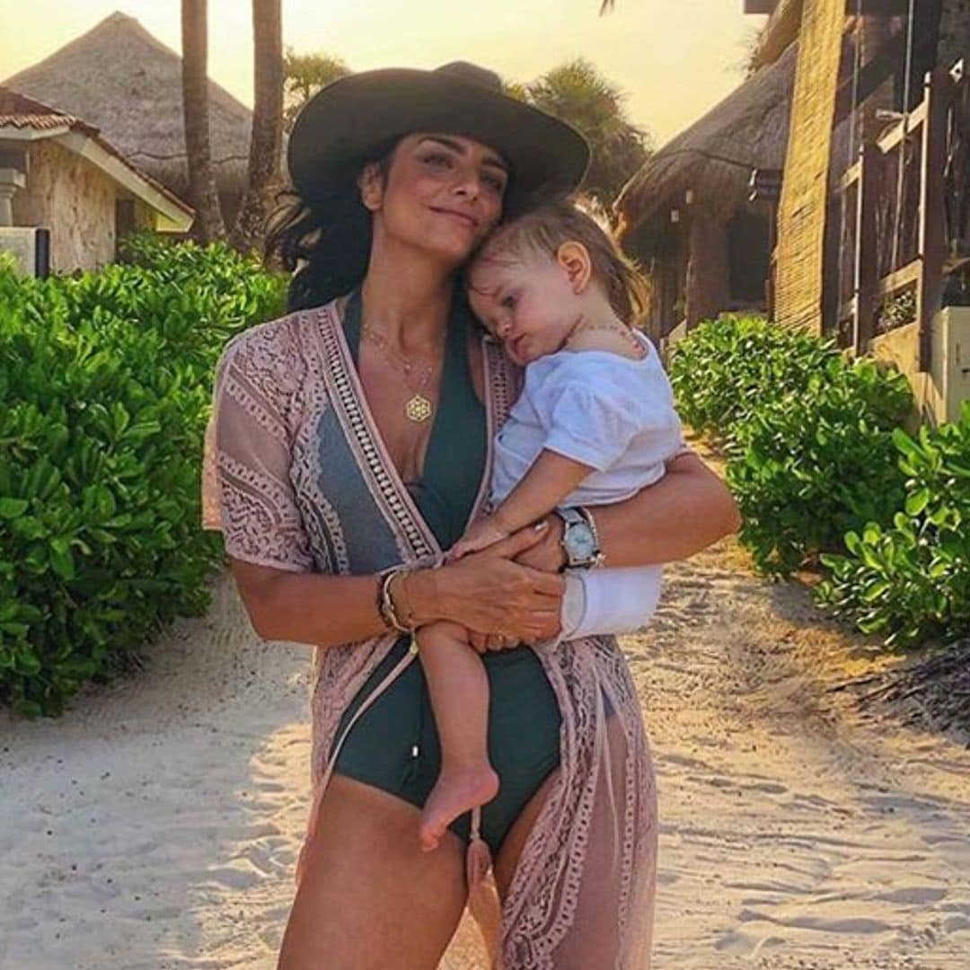 ¿Embarazada? Aislinn Derbez aclara que no espera un segundo bebé, aunque sí le gustaría