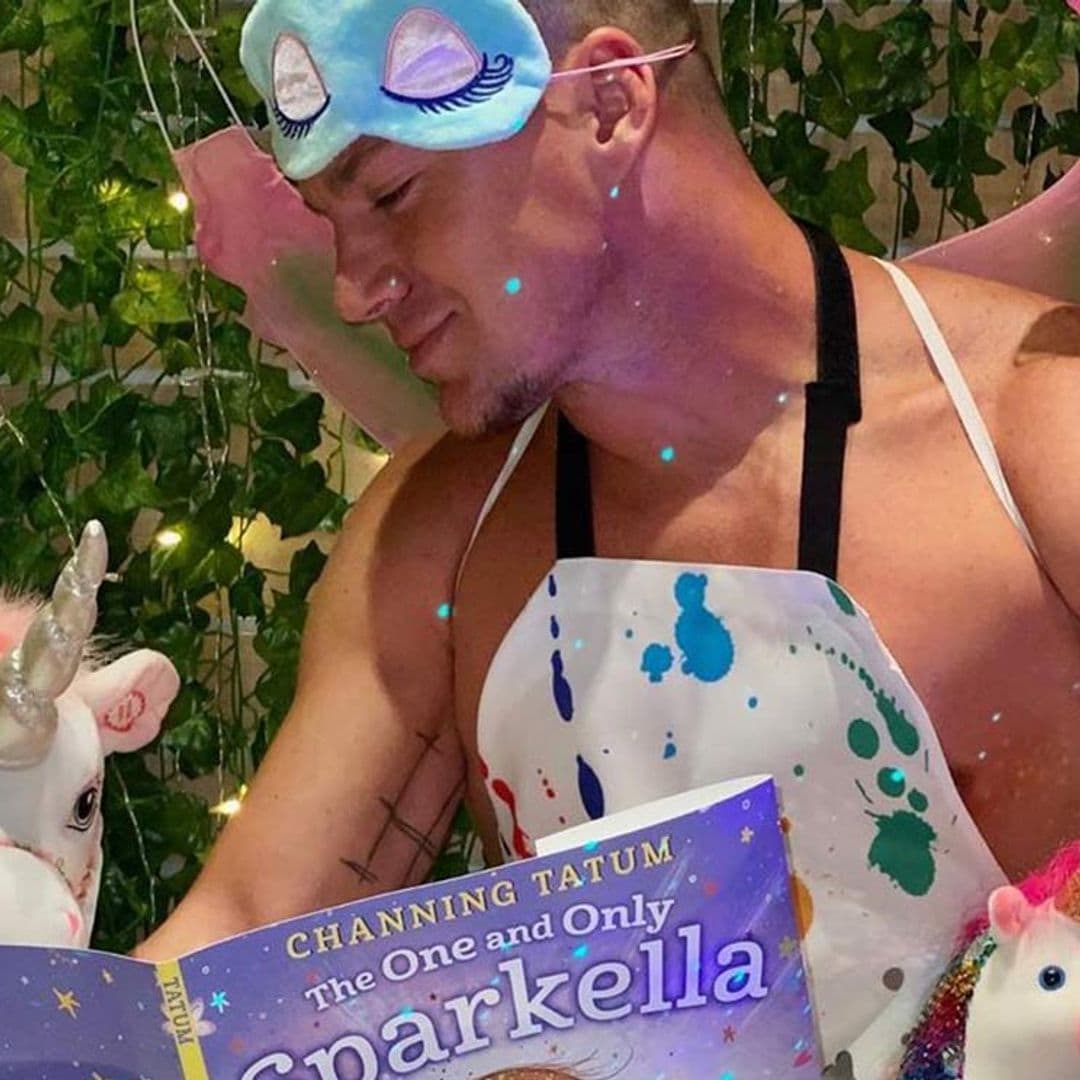 ¡Con alitas y todo! Channing Tatum se viste de hada en el lanzamiento de su libro infantil