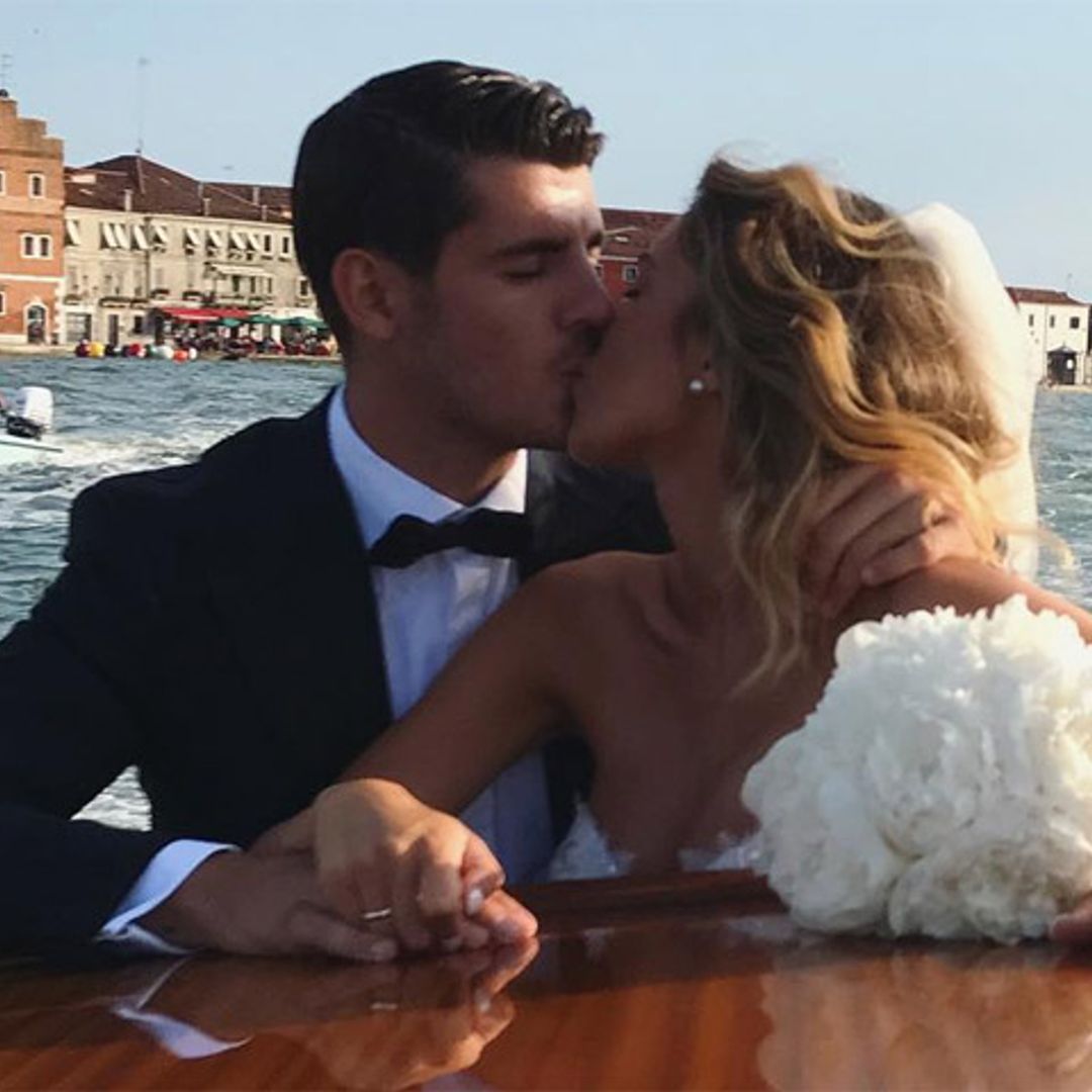 La romántica boda veneciana de Álvaro Morata y Alice Campello