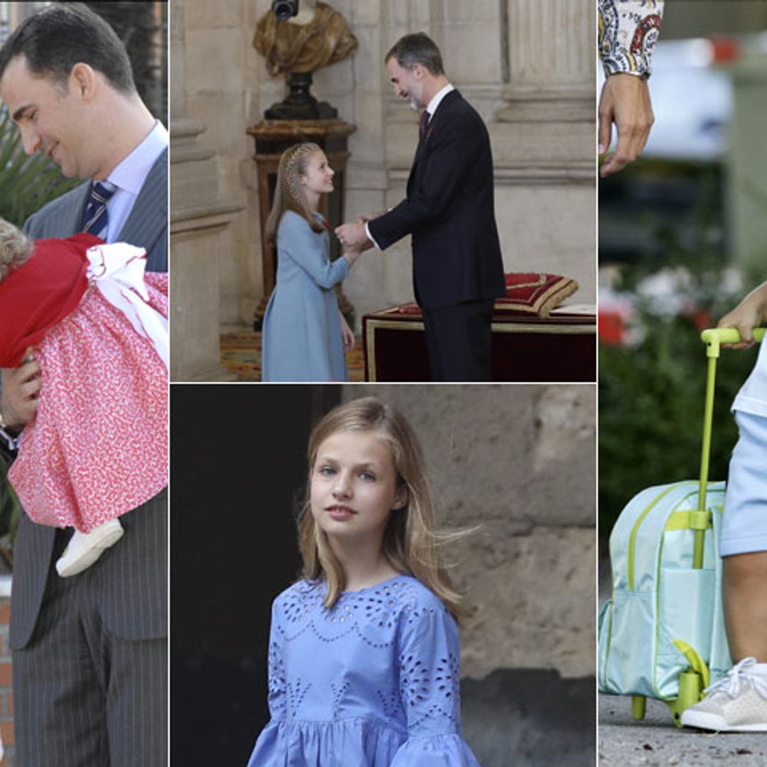 Leonor se prepara para su gran día: recordamos otros momentos en los que también fue protagonista