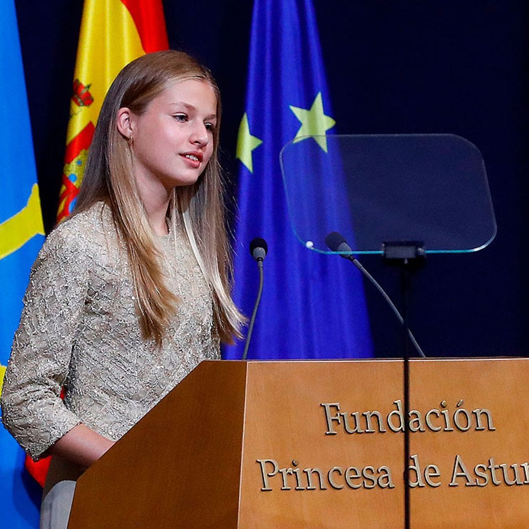 La princesa Leonor: 'Tengo casi 15 años, sigo muy de cerca lo que ocurre en nuestro país'