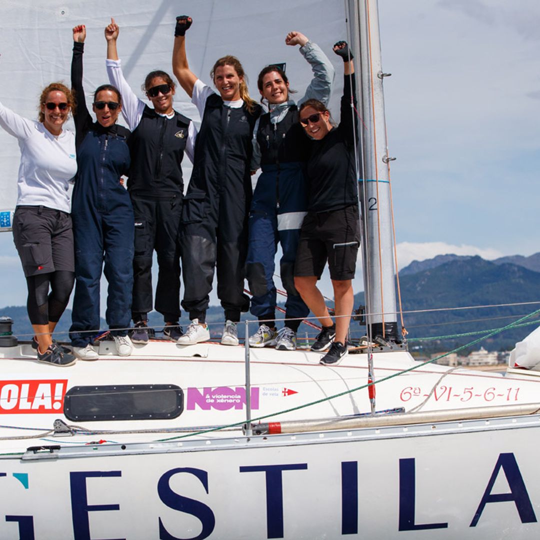 Las duras condiciones climatológicas se lo ponen difícil a las ganadoras de la Ladies Cup