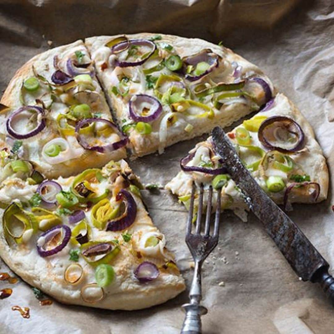 Pizza 'bianca' vegetal