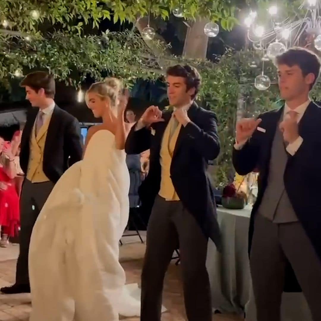 La sorprendente coreografía de Paty Sánchez-Flores con sus hermanos, en vídeo
