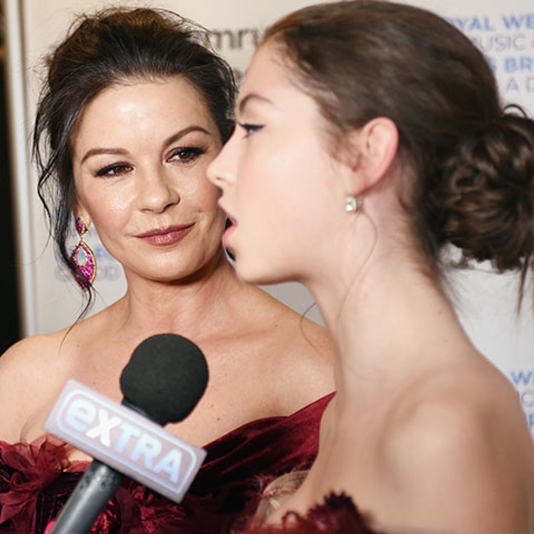 ¿Quién es quién? Catherine Zeta-Jones y su hija juegan al despiste con su look 'twinning'