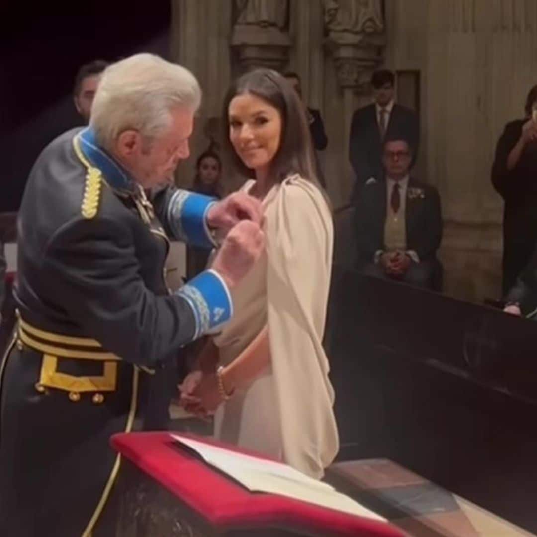 Eva Longoria es condecorada como Dama del Real Cuerpo de la Nobleza de Asturias