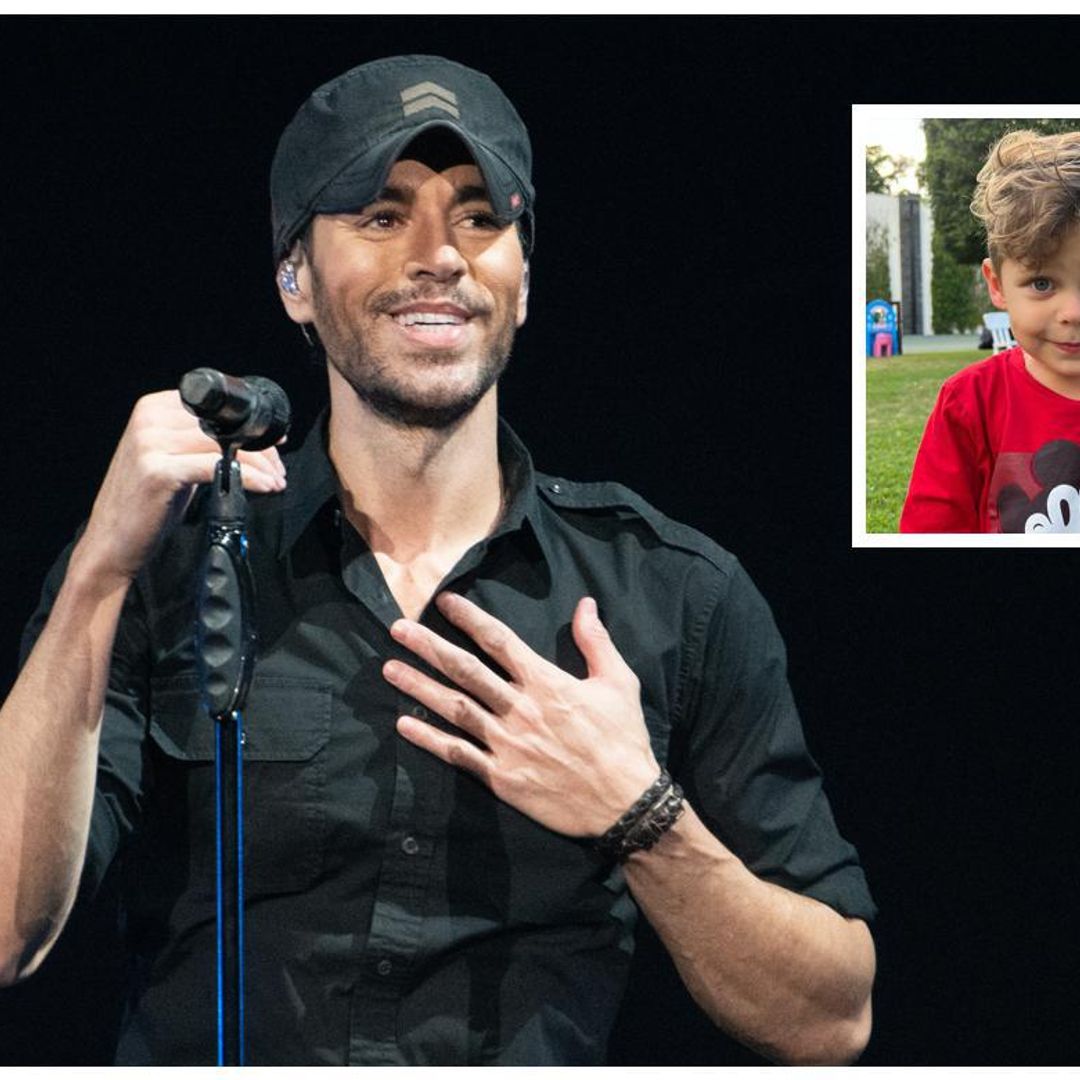 Enrique Iglesias revela la increíble reacción de su hijo al verlo sobre el escenario
