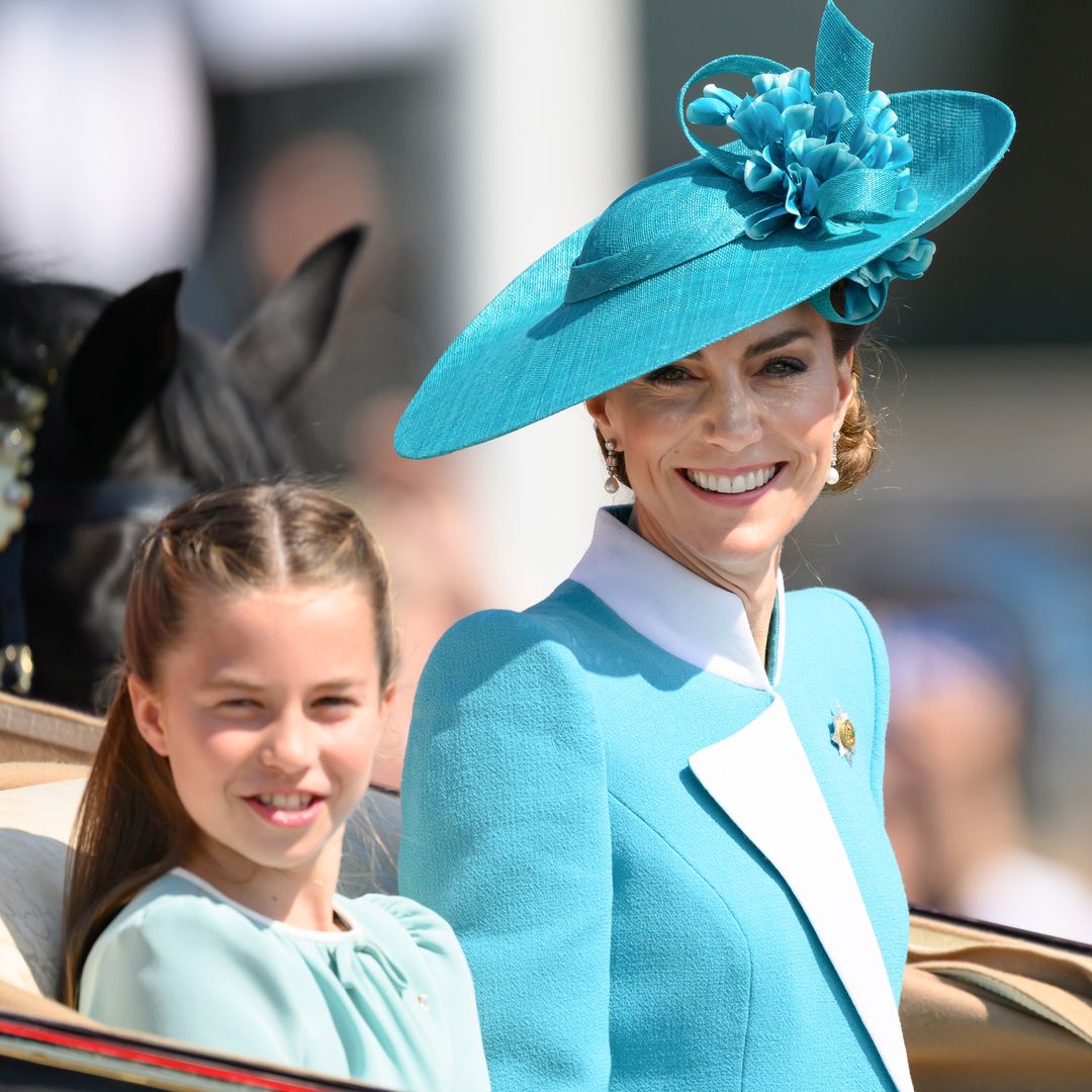 Kate Middleton y la princesa Charlotte: madre e hija coordinan sus estilos durante el Trooping the Colour