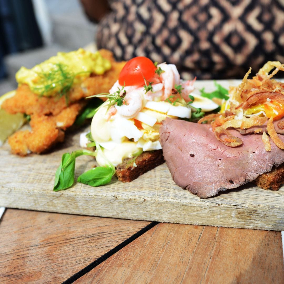 Smorrebrod, comida típica de Copenhague
